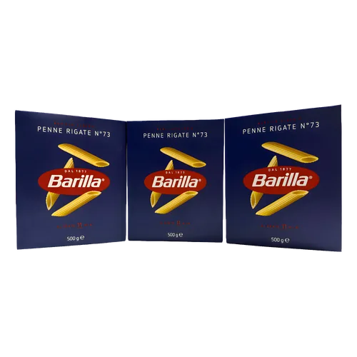 Barilla Penne Rigate bordázott csőtészta 500 g