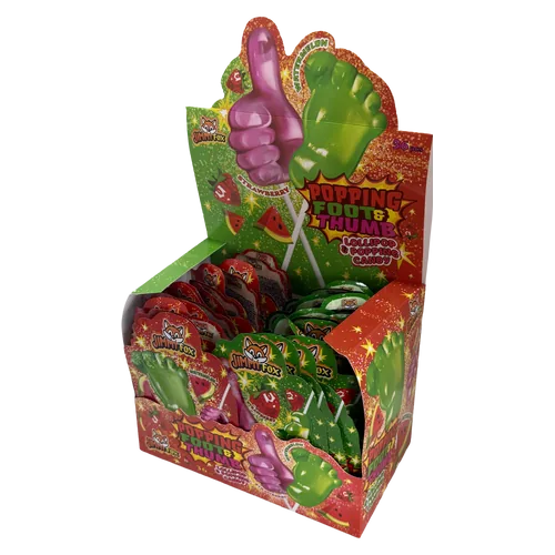 Popping Foot & Thumb Lollipop