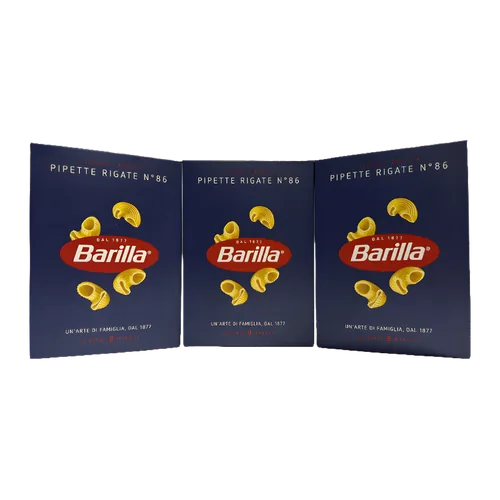 Barilla Pipette Rigate bordázott könyökcsőtészta 500 g