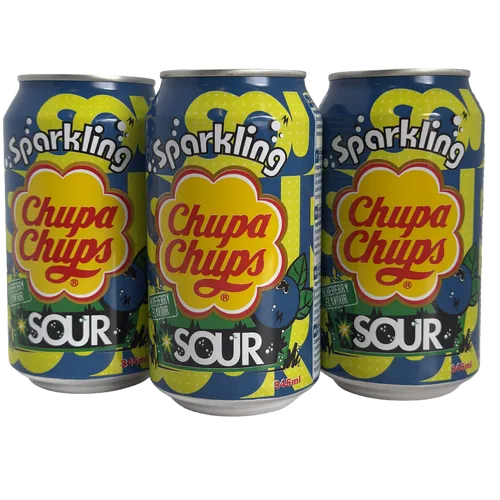 ChupaChups Savanyú Áfonya Ízű Szénsavas Üdítő Ital