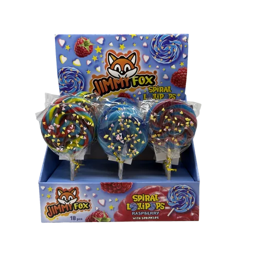 Spiral Lollipop Málna