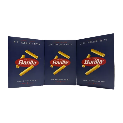 Barilla Ziti Tagliati rövid csőtészta 500 g